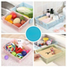 Desktop Thickened Rectangular Plastic Kitchen Bathroom Snack Miscellaneous Storage A4 Toy Organizer Basket_maomaolike.com