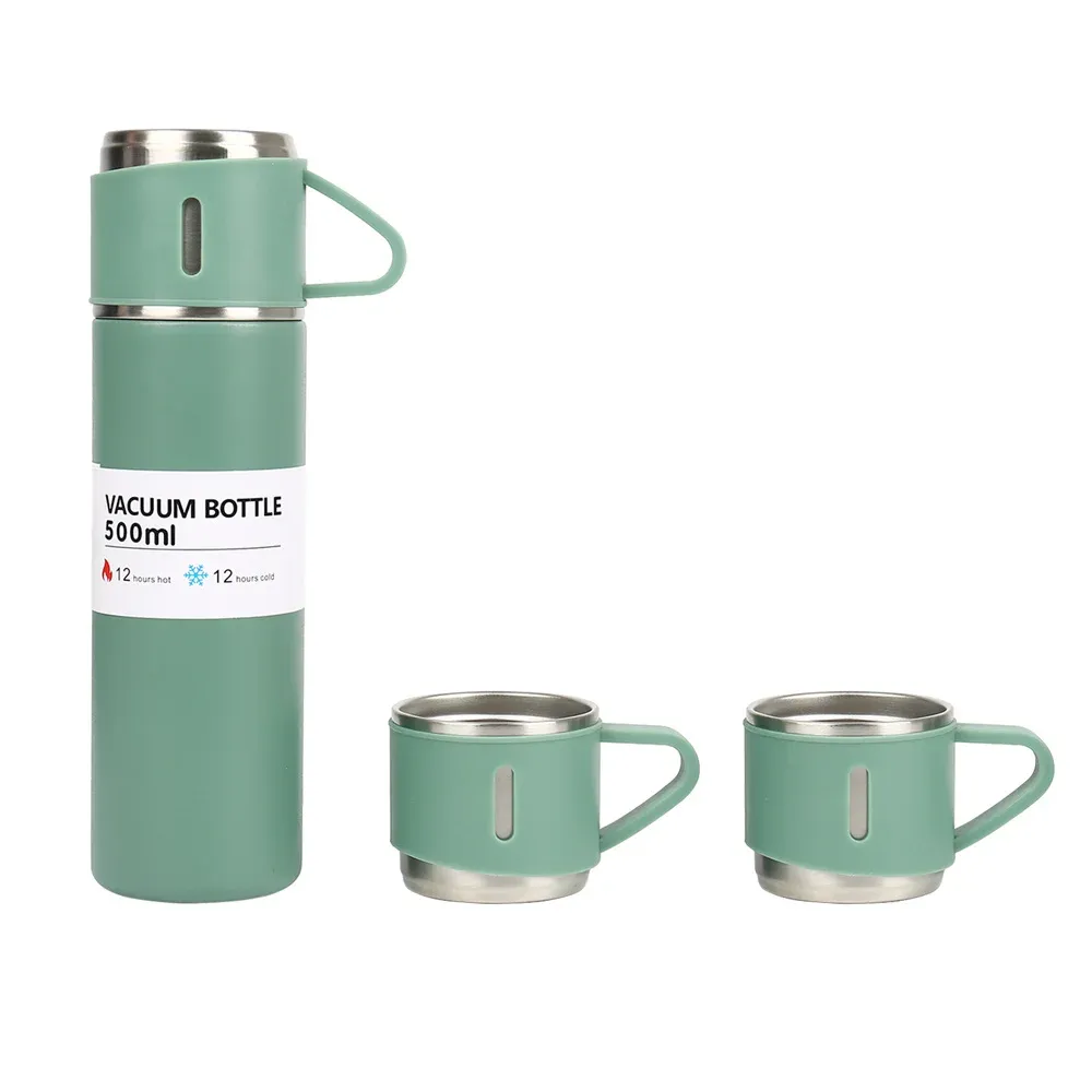 500ml Vacuum Insulated Flask With Stainless Steel Thermos Bottle Outdoor Cold And Hot Coffee Cup Gift Box Set_maomaolike.com