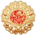 Five Alloy Keychain Bat Eight Blessings Necklace Pendant Men And Women Bag Decoration Gift Wholesale_maomaolike.com