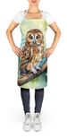 Tawny Owl Apron Cooking Kitchen Server Baking Crafts Gardening For Adult Women Men, Unisex, Large, Multicolor_maomaolike.com