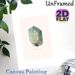 Amazonite Crystal Painting Poster, Delicate Realistic Mineral Art Poster, Elegant Natural Decor Piece Suitable For Living Room, Bedroom And Study Area_maomaolike.com