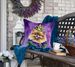 Pomeranian King Of Mardi Gras Throw Pillow Machine Washable, Indoor Outdoor Decorative Pillow For Couch, Bed Or Patio, 18Hx18W_maomaolike.com
