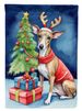 Italian Greyhound Christmas Reindeer House Flag Large Porch Sleeve Pole Decorative Outside Yard Banner Artwork Wall Hanging, Polyester, House Size, Multicolor_maomaolike.com