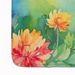 Chrysanthemums In Watercolor Memory Foam Kitchen Mat Machine Washable Anti-Fatigue Mat Cushion Comfort Bath Mat Or Kitchen Rug_maomaolike.com
