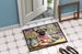 Decorating Easter Pug Doormat Front Door Mat Indoor Outdoor Rugs For Entryway, Non Slip Washable Low Pile, 24H X 36W_maomaolike.com