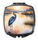 Blue Heron In The Golden Hour Compact Mirror Decorative Travel Makeup Mirror For Women Girls Gifts Pocket Makeup Mirror Folding Handheld_maomaolike.com