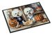 Bichon Frise Fall Kitchen Pumpkins Doormat Front Door Mat Indoor Outdoor Rugs For Entryway, Non Slip Washable Low Pile, 24H X 36W_maomaolike.com