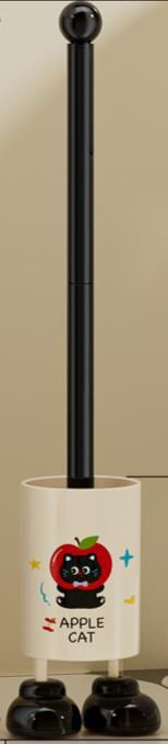 2025 New Model Toilet Brush For Home Use, No Dead Spots, Wall-Mounted Bathroom Cleaning Brush, Cute With Stand_maomaolike.com
