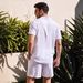 Men's Clothing Linen Short Sleeve Shirt Set Linen Summer Loose Casual Cotton Linen Cardigan Shirt Shorts_maomaolike.com