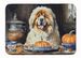 Tibetan Mastiff Fall Kitchen Pumpkins Memory Foam Kitchen Mat Machine Washable Anti-Fatigue Mat Cushion Comfort Bath Mat Or Kitchen Rug_maomaolike.com