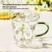 New Ins Style Heat-resistant Handle Glass Cup, Small Fresh Water Cup, Women's High Looks Breakfast Juice Milk Cup_maomaolike.com