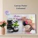 Spa Relaxation Painting Poster, Serene Soft-toned Spa Scene Poster, Tranquil Design With Massage Scene, Zen Stones & Floral Accents, Ideal For Spa_maomaolike.com