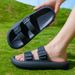 2025 New Men's Outdoor Fashion Thick Sole Sandals - Non-Slip Showers For Bathroom, Lightweight Comfortable House_maomaolike.com