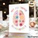 Floral Brain "We All Think Differently" Painting Poster, Pastel-toned Whimsical Flower-filled Brain Art Poster, Promotes Inclusive Positive Mindset_maomaolike.com