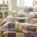 Wholesale INS Fresh Korean Retro Style All-Cotton 4-Piece Plaid Floral Homestay Apartment Pure Cotton Four-Piece Set_maomaolike.com