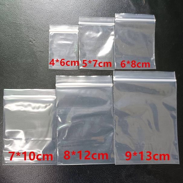 100-Pack 2x3 Inch Transparent Ziplock Bags - 0.1mm Durable Resealable Plastic Bags For Jewelry, DIY Accessories, Small Parts & Craft Storage_maomaolike.com