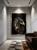 Oil Painting Reproduction, Impressionist-style Eagle, Floral Motif, Home Décor Artwork, Living Room Feature Wall Decoration, Art Exhibition Piece_maomaolike.com