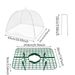 6 Sets Strawberry Supports With 24 Ground Nails Square Strawberry Growing Support Stakes Reusable Cloche Dome For Outdoor Garden Vegetable_maomaolike.com