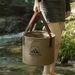 Foldable Durable Portable Travel Foot Soak Beach Collapsible Outdoor Car Wash Bucket_maomaolike.com