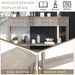 Rustic Entryway Console Table,60" Long Sofa Table With Two Different Size Drawers And Bottom Shelf For Storage_maomaolike.com