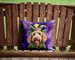 Labradoodle King Of Mardi Gras Throw Pillow Machine Washable, Indoor Outdoor Decorative Pillow For Couch, Bed Or Patio, 14Hx14W_maomaolike.com