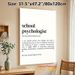 School Psychologist Definition Painting Poster, Clean Typographic Text Poster, Honors Compassionate School Psychologists, Suitable For School Office_maomaolike.com