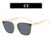 Shape sunglasses, trendy Korean version, retro sunglasses, 2024 new spicy girl sunglasses_maomaolike.com
