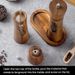 Pepper Grinder Pagoda-shaped Wooden Kitchen Pepper Mill_maomaolike.com