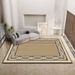 Living Room Rug Large Size Gorgeous Gold Frame Design Bedroom Rug Plush Thickened Machine Washable Thickened Underlay Interior Decorative Rug_maomaolike.com