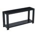 Distinctive Features Of A Minimalist Console Table With Bottom Shelf And Four Legs, Suitable For Entryway, Hallway, Living Room, Foyer, Corridor_maomaolike.com