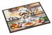 Lhasa Apso The Chef Doormat Front Door Mat Indoor Outdoor Rugs For Entryway, Non Slip Washable Low Pile, 24H X 36W_maomaolike.com