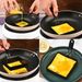 4pcs Non-Stick Square Egg Rings with Silicone Handle, Stainless Steel Egg Mold for Breakfast Sandwiches,Christmas, Halloween, Easter, Hanukkah_maomaolike.com