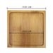 Wooden Tray Base Water Catcher Flower Pot Nordic Bamboo Wood Round Square Succulent Plant_maomaolike.com