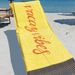Cotton Bath Towel Nordic Style Simple Letter Printing Towel Velvet Light Breathable Beach 80*160_maomaolike.com