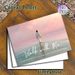Religious "Walk With Me" Scripture Painting Poster, Serene Pastel Seascape With Robed Figure Poster, Inspirational Biblical Quote Decor Ideal For_maomaolike.com