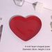 Romantic Heart-Shaped Porcelain Salad Bowl - 22cm Red Valentines Serving Dish | Instagrammable Food Presentation | Unique Gift For Her_maomaolike.com