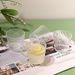 2pcs Striped Glass Cups, Beverage Cups, Water Cups, Milk Coffee Cups_maomaolike.com