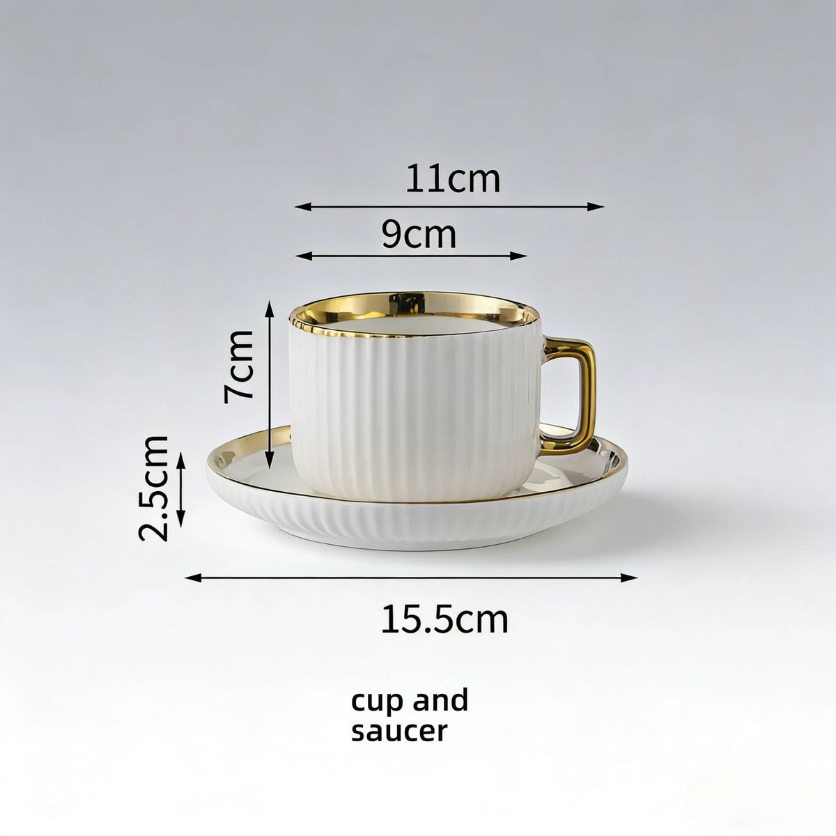 Nordic Gold-Trimmed 32-Piece Ceramic Dinnerware – Striped Bowls, Plates Cups | Elegant Coffee Dessert Dish Set For_maomaolike.com