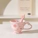 Cherry Blossom Ceramic Cup, Creative Coffee Cup, Mug, Home Girls' Cup_maomaolike.com