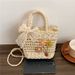 【 3839 People's Collection 】 Woven Beach Grass Woven Outdoor Small Bags, Ethnic Yunnan Seaside Travel, Spring And Summer_maomaolike.com