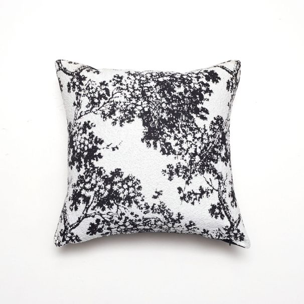 Home Garden Jacquard Ink Small Cattail Tree Pillow Cover Sofa Living Room Bedroom Pillow_maomaolike.com