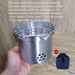 Mini Portable Outdoor Camping Charcoal Fire Stove Tea Brewing BBQ Home Alcohol Grill Set_maomaolike.com