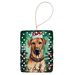 Rhodesian Ridgeback Christmas Porcelain Ornament Christmas Tree Hanging Decorations For Home Christmas Holiday, Rectangle, Gift, Multicolor_maomaolike.com