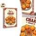 Indian Chaat Themed Painting Poster, Vibrant Retro Ethnic Style Illustrated Poster, Playful Typography With Detailed Chaat Platter, Adds Warm Culinary_maomaolike.com