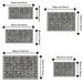 Small, Washable, Non-slip Rugs Suitable For Entryways, Kitchens, Laundry Rooms, Beside The Bed In Bedrooms, And Living Rooms. Machine-washable Rugs._maomaolike.com