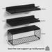Wall Mounted Wooden Bathroom Metal Shelf Shampoo Bottle Shower Corner Rack Toilet Storage Holder Kitchen Accessories_maomaolike.com