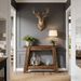Console Table, 2-Tier Farmhouse Sofa Entryway Table With Storagew_maomaolike.com
