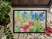Alaska Forget-me-nots In Watercolor Doormat Front Door Mat Indoor Outdoor Rugs For Entryway, Non Slip Washable Low Pile, 24H X 36W_maomaolike.com
