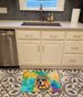 Golden Retriever Hippie Dawg Memory Foam Kitchen Mat Machine Washable Anti-Fatigue Mat Cushion Comfort Bath Mat Or Kitchen Rug_maomaolike.com