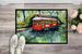 Little Red Street Car Doormat Front Door Mat Indoor Outdoor Rugs For Entryway, Non Slip Washable Low Pile, 24H X 36W_maomaolike.com